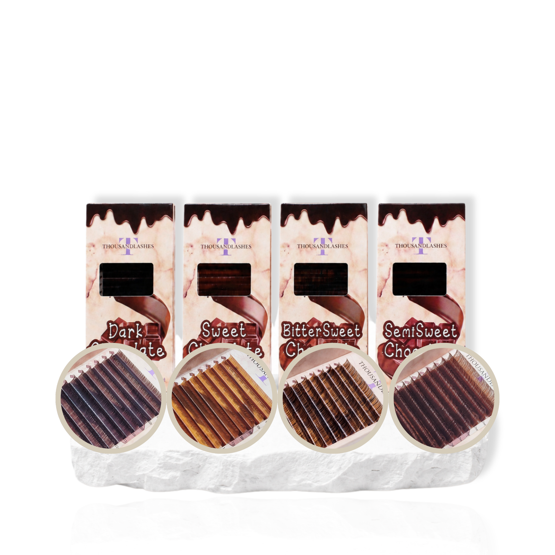 Chocolate Collection Eyelash Extensions