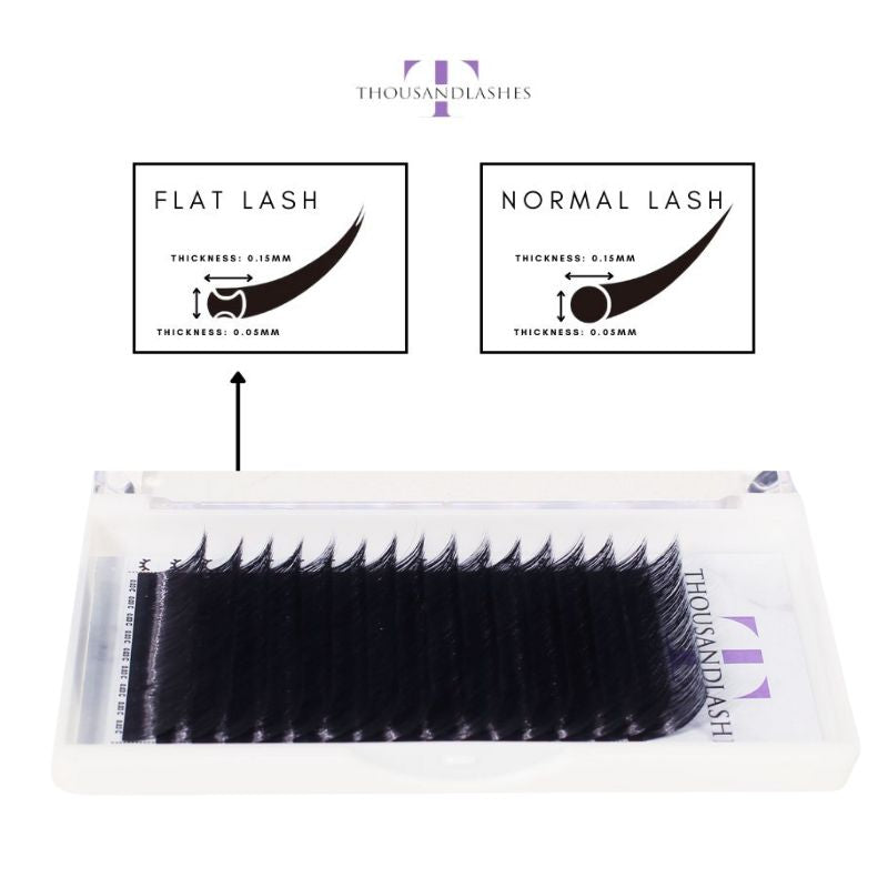 Classic flat lashes