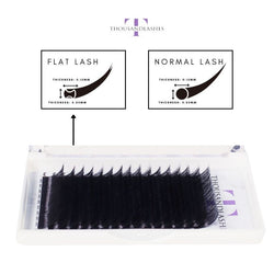 Classic flat lashes