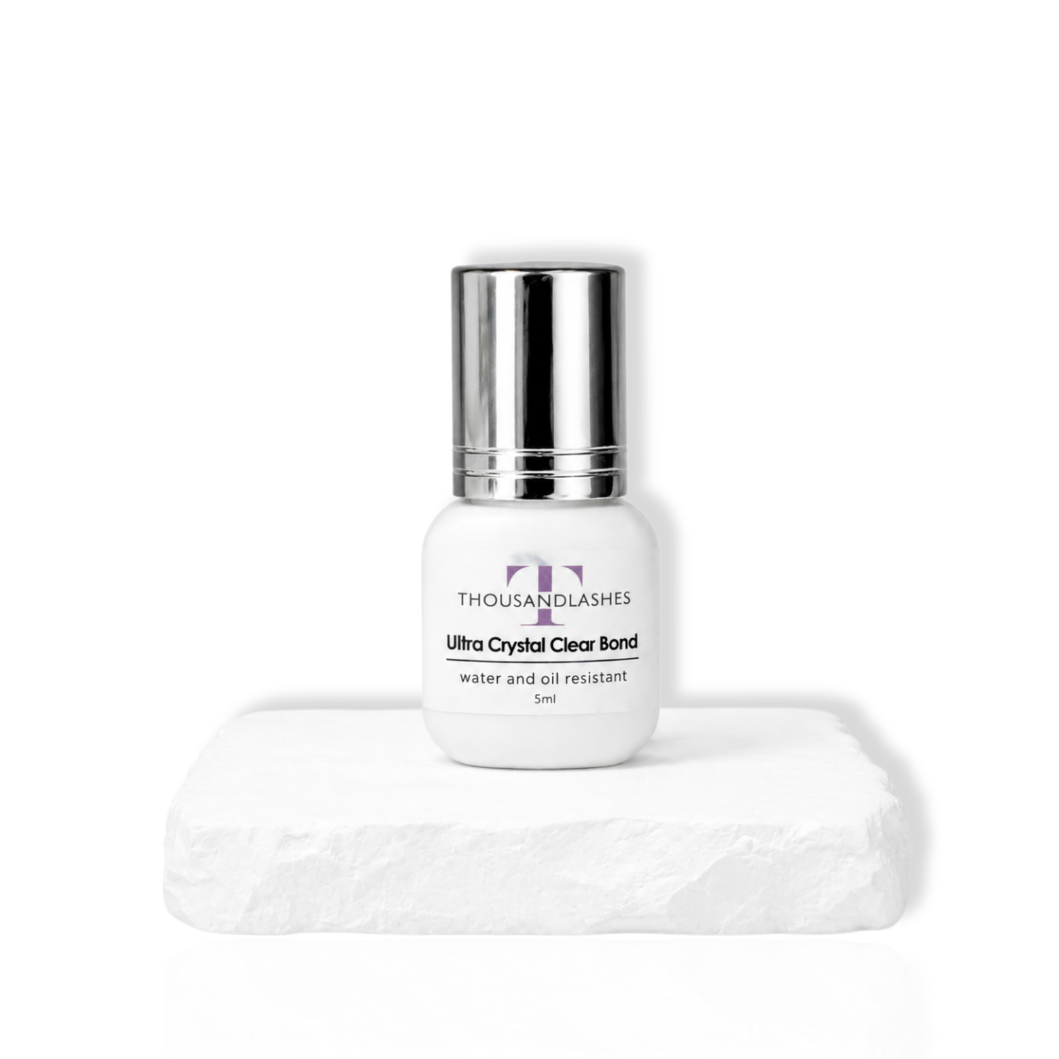 Clear eyelash extension glue