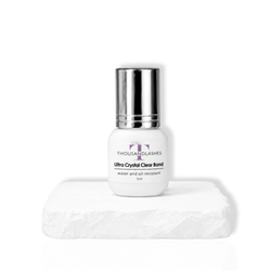 Clear eyelash extension glue