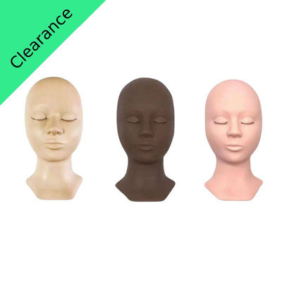 MANNEQUIN HEAD WITH REMOVABLE EYELIDS