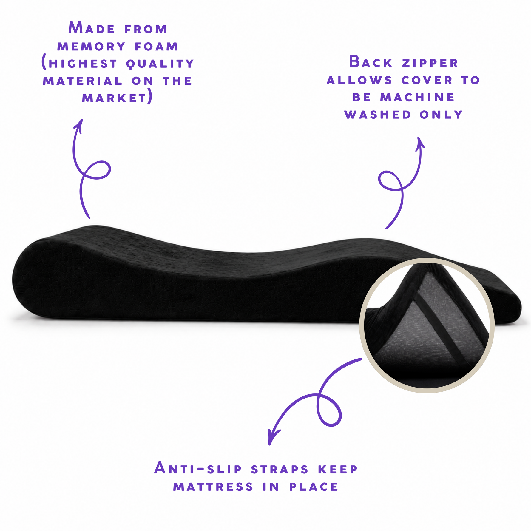 Curved Mattress Memory Foam