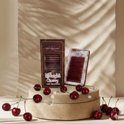 D Curl Red Lashes