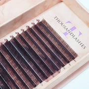 DARK CHOCOLATE/CHOCOLATE COLLECTION LASHES/ SINGLE LENGTH