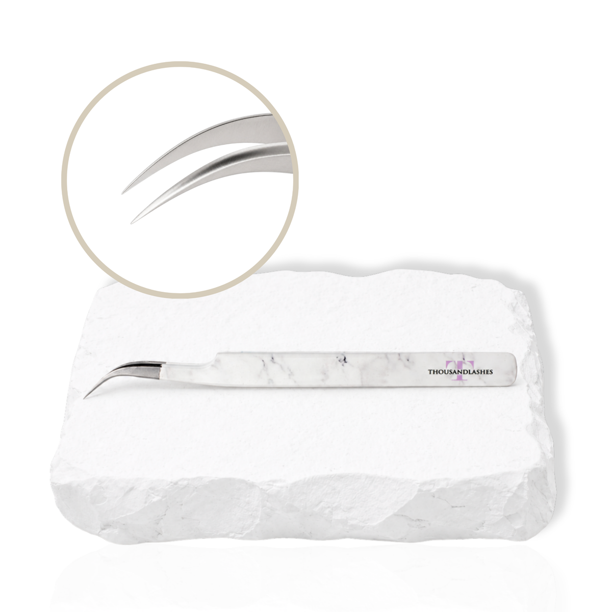 Dolphin shaped curved tweezer