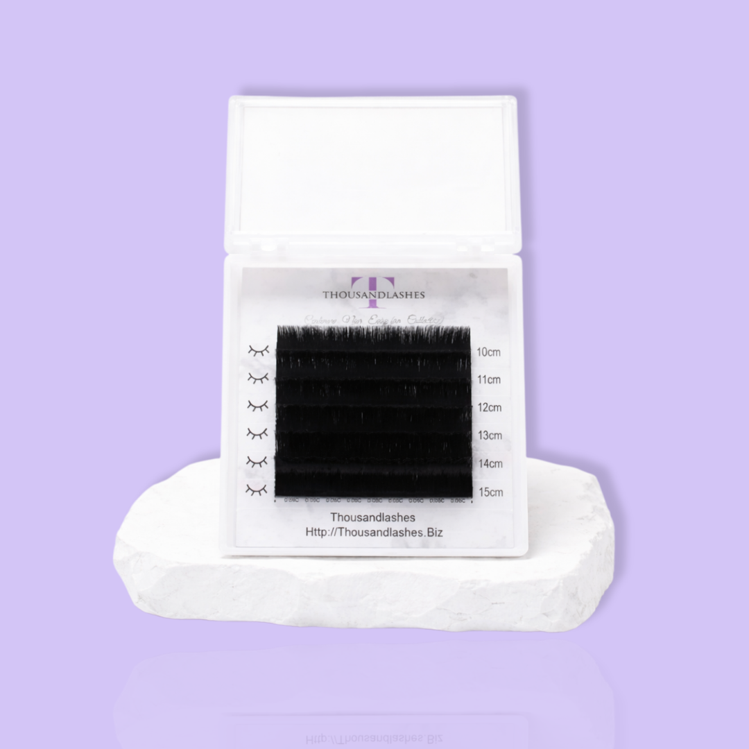 Easy Fan Lashes Mixed Length 10-15mm Sample