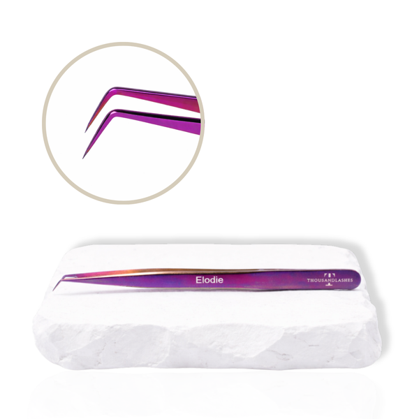 Elodie 45 degree lash tweezer