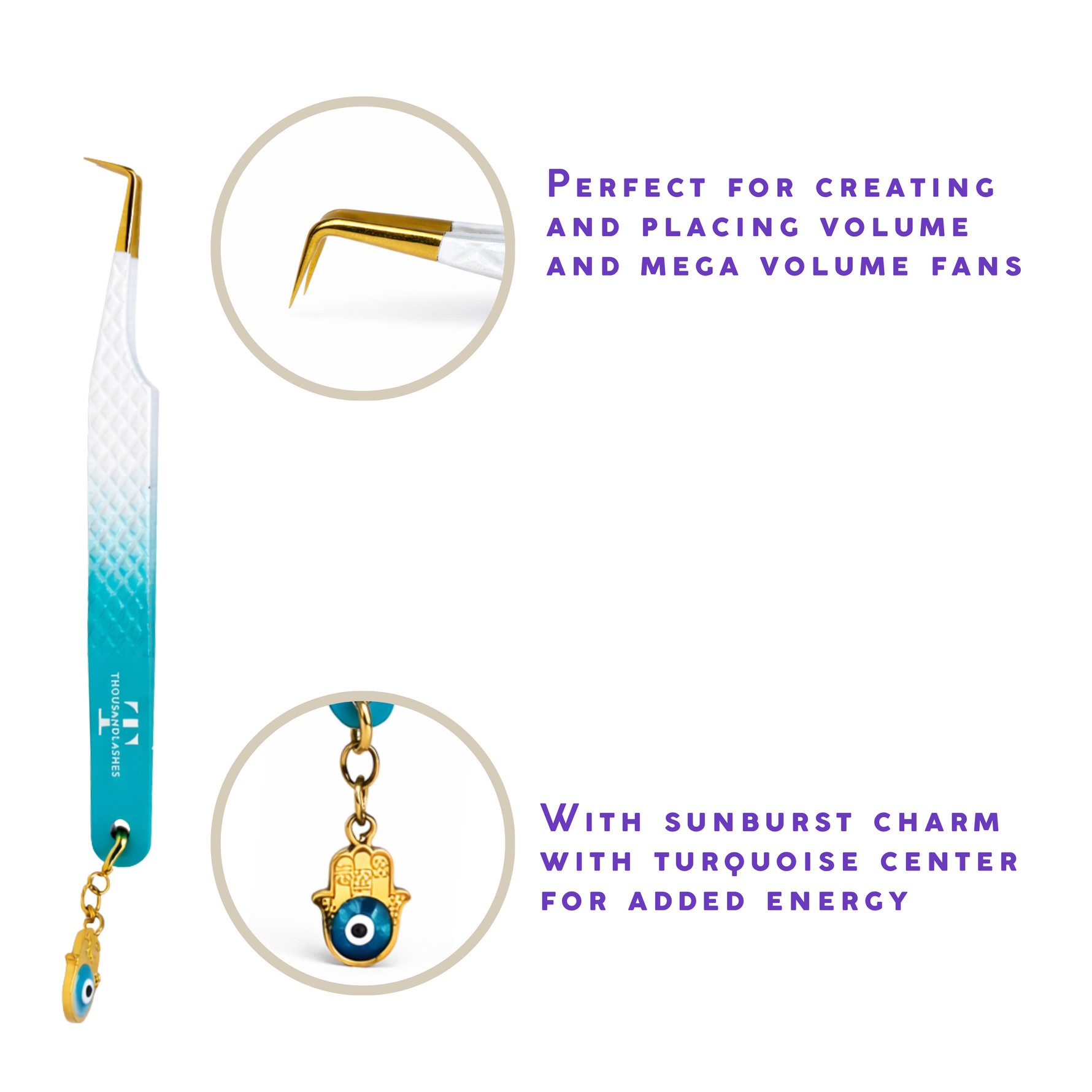 Evil Eye Lash Extension Tweezer