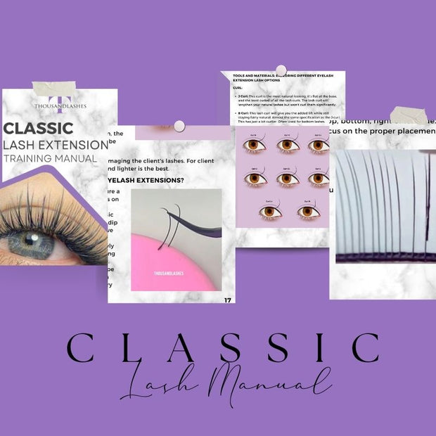 Eyelash Extension Training Book