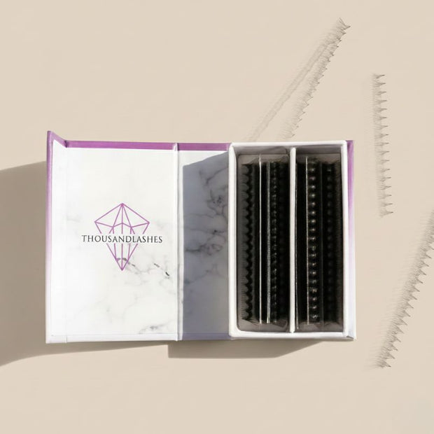 Eyelash Extension Fans Organized Tray