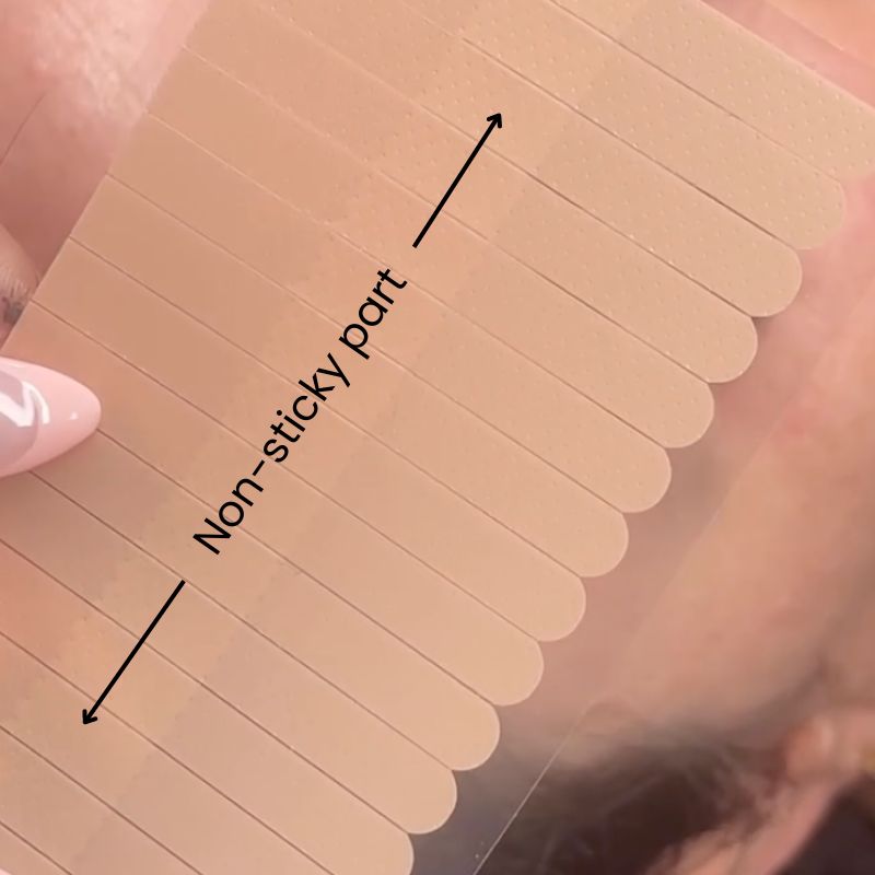 Eyelid lash tape
