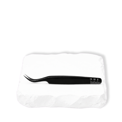 NOIR FIBER TIP COLLECTION PRECISION CURVED TWEEZER