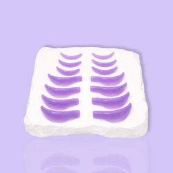 Fit-All silicone lash rods