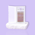 Glitter lash extensions 0.15 diameter