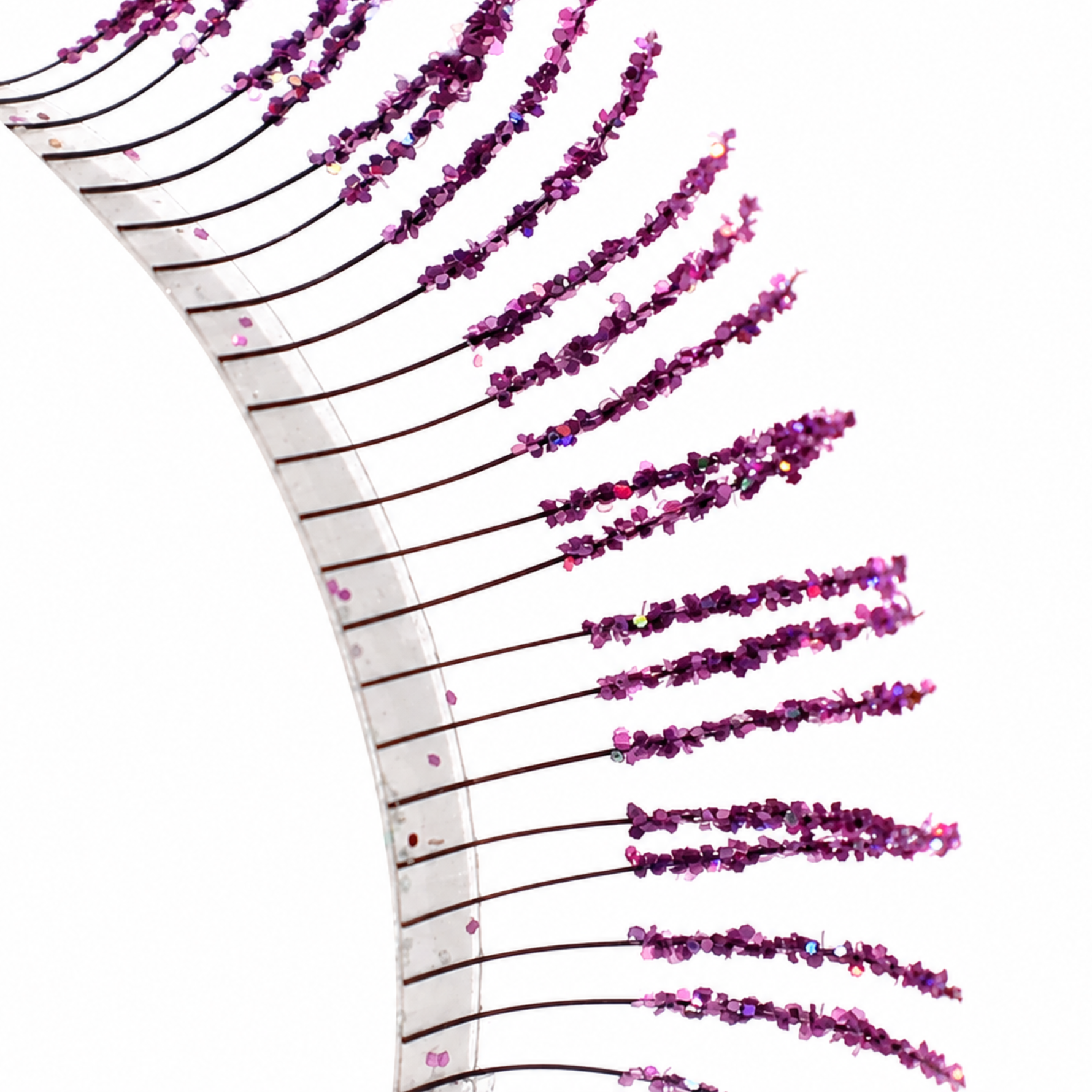 Glitter lashes for classic sets