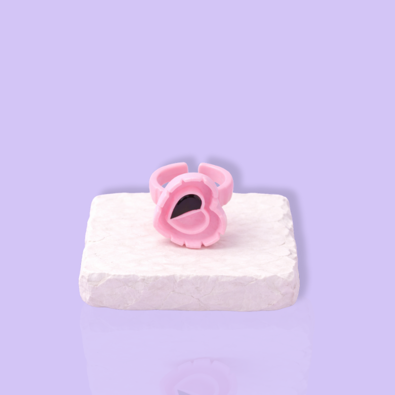 Glue lash ring
