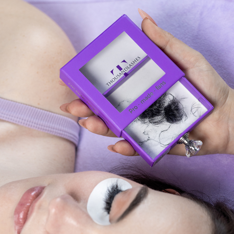 High-quality promade fan lashes
