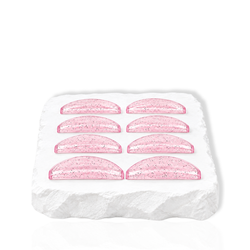 Korean lash lift rods 4 different sizes pairs displayed on a white background for professional lash lift treatments