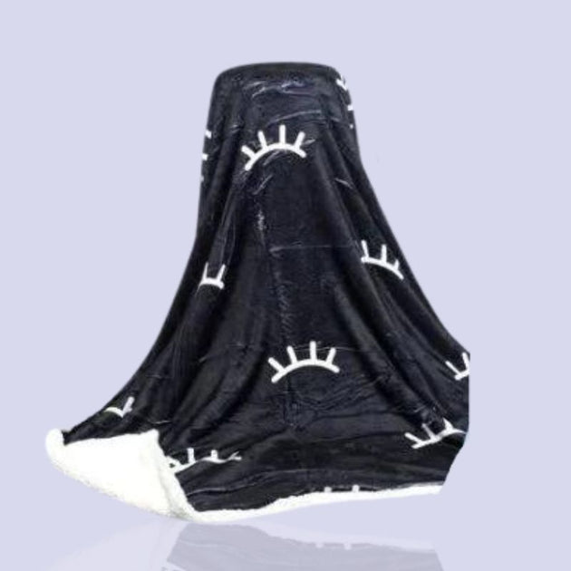 LASH BED BLANKET EYELASH PRINT