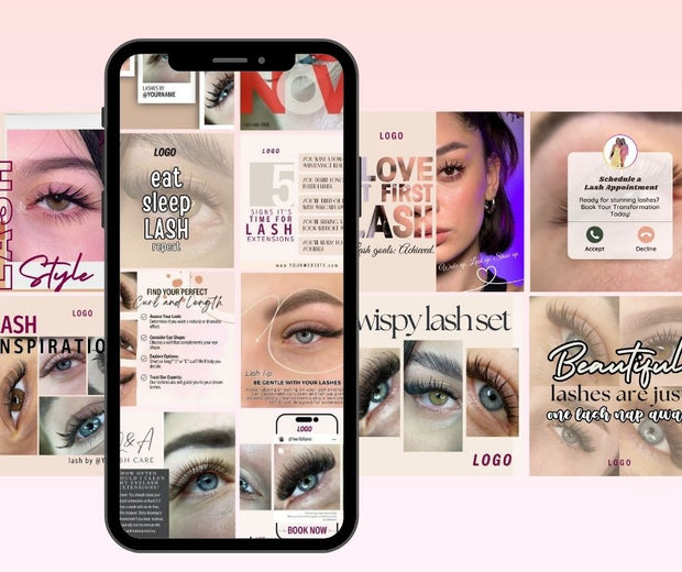 Lash Business Social Media Posts