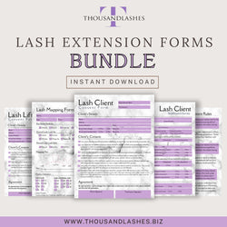 LASH EXTENSION FORMS BUNDLE