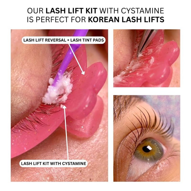 Lash Lift Treatment with Cystamine