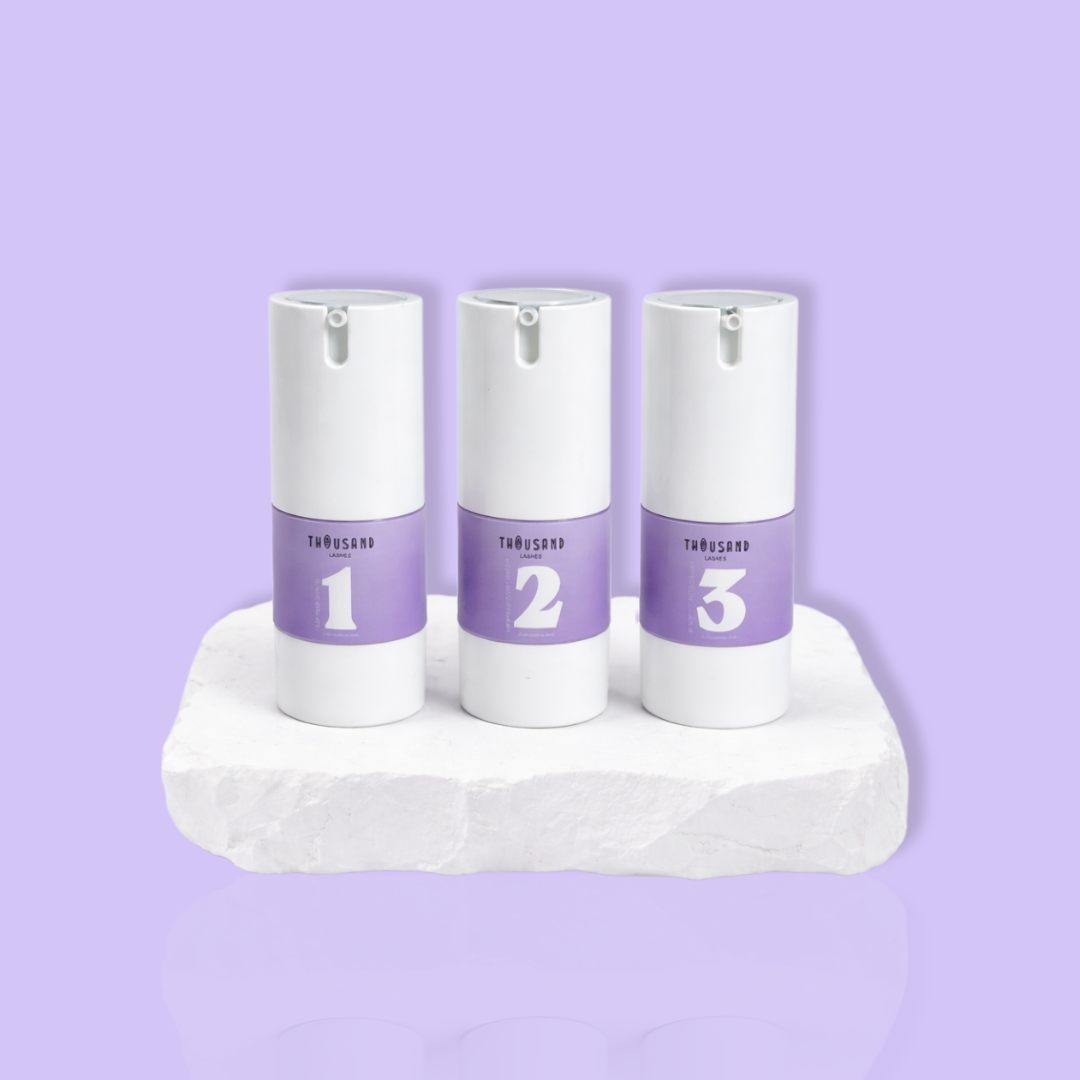 LASH AND BROW LIFT 3 STEP SYSTEM CYSTAMINE-BASED