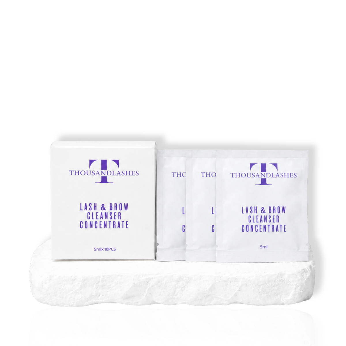 Lash cleanser