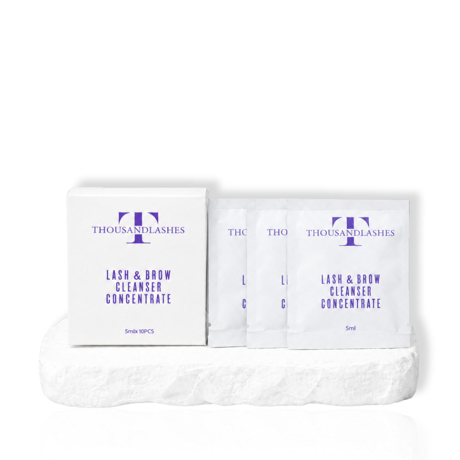 Lash cleanser