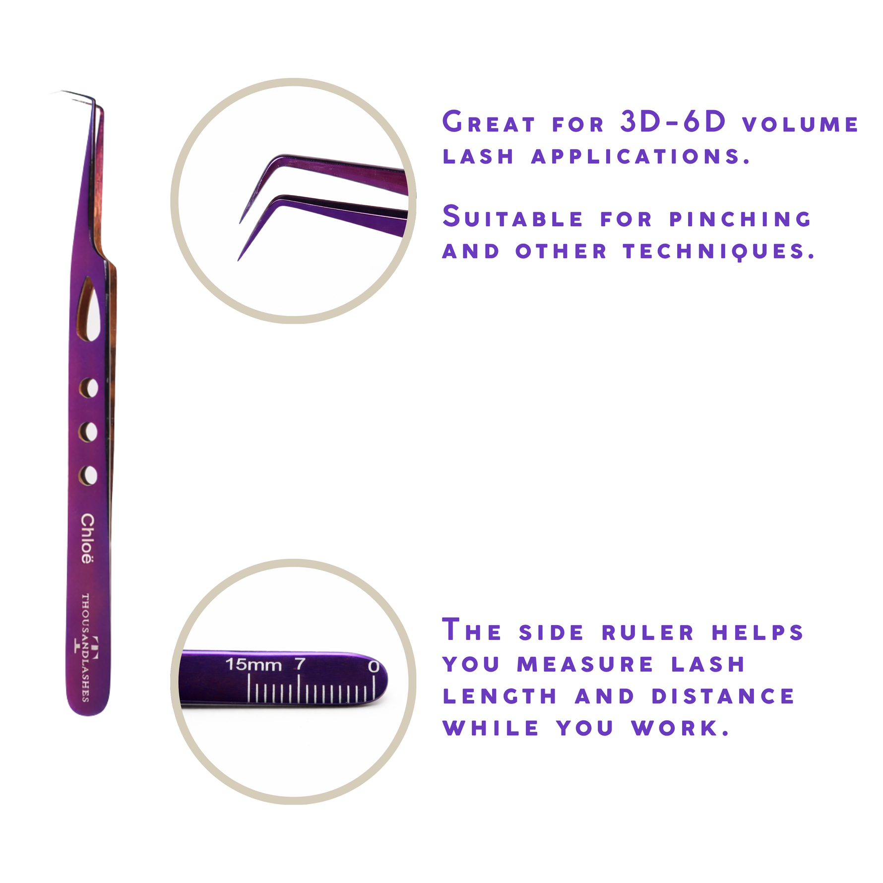Lash extension tweezers