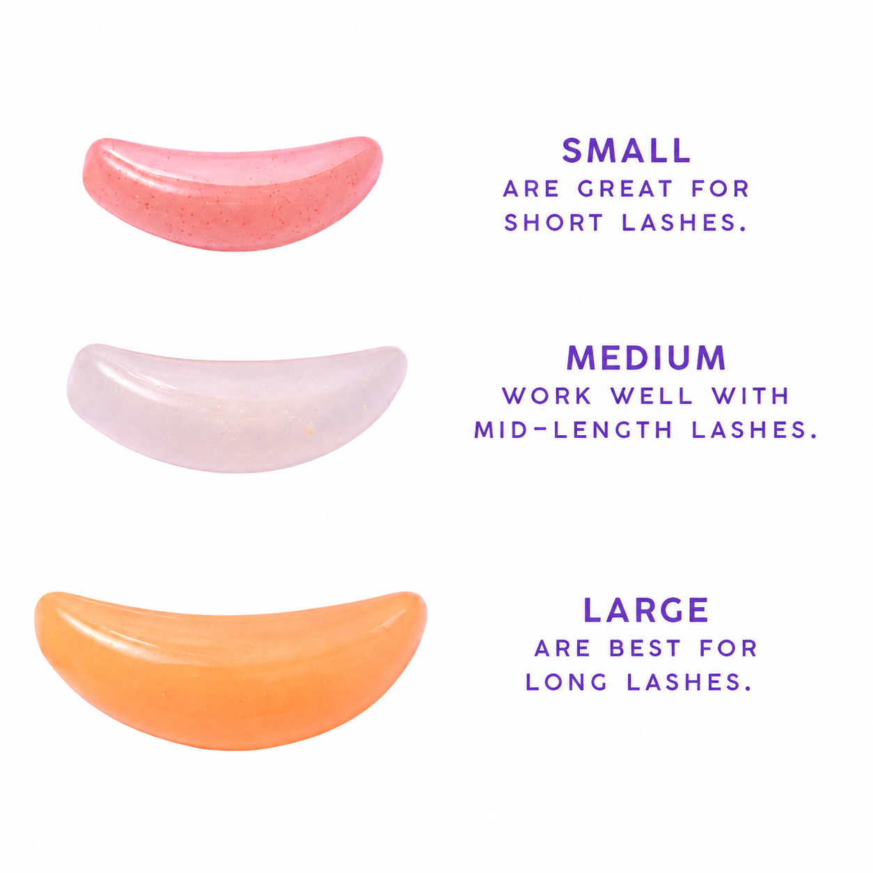 Lash lift silicone rods