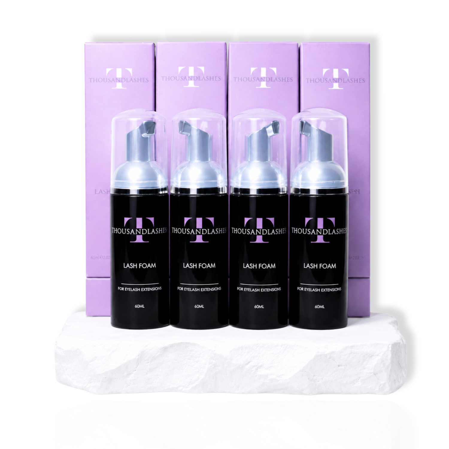 Lash shampoo foam
