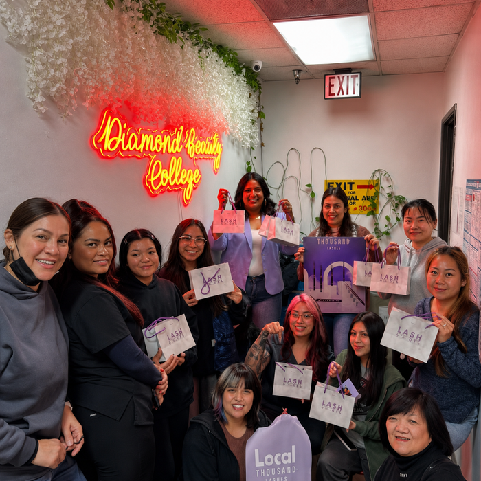 Beauty professionals gathered together