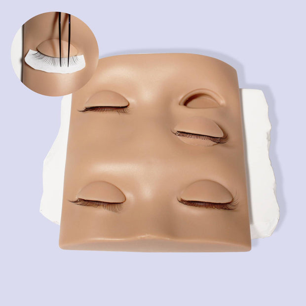 MANNEQUIN FACE WITH REMOVABLE EYELIDS