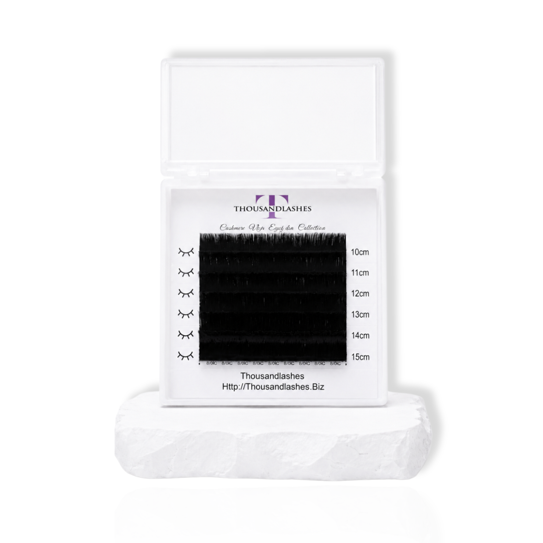 Mixed-length easy fan lashes