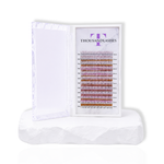 Mixed-length glitter lashes