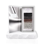 Mixed-length glitter lashes