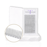 Mixed length 0.07 lash wisps for volume sets