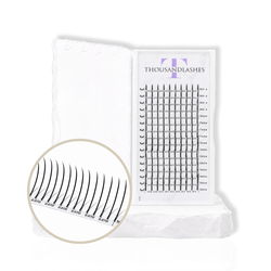 Mixed length 0.07 lash wisps for volume sets