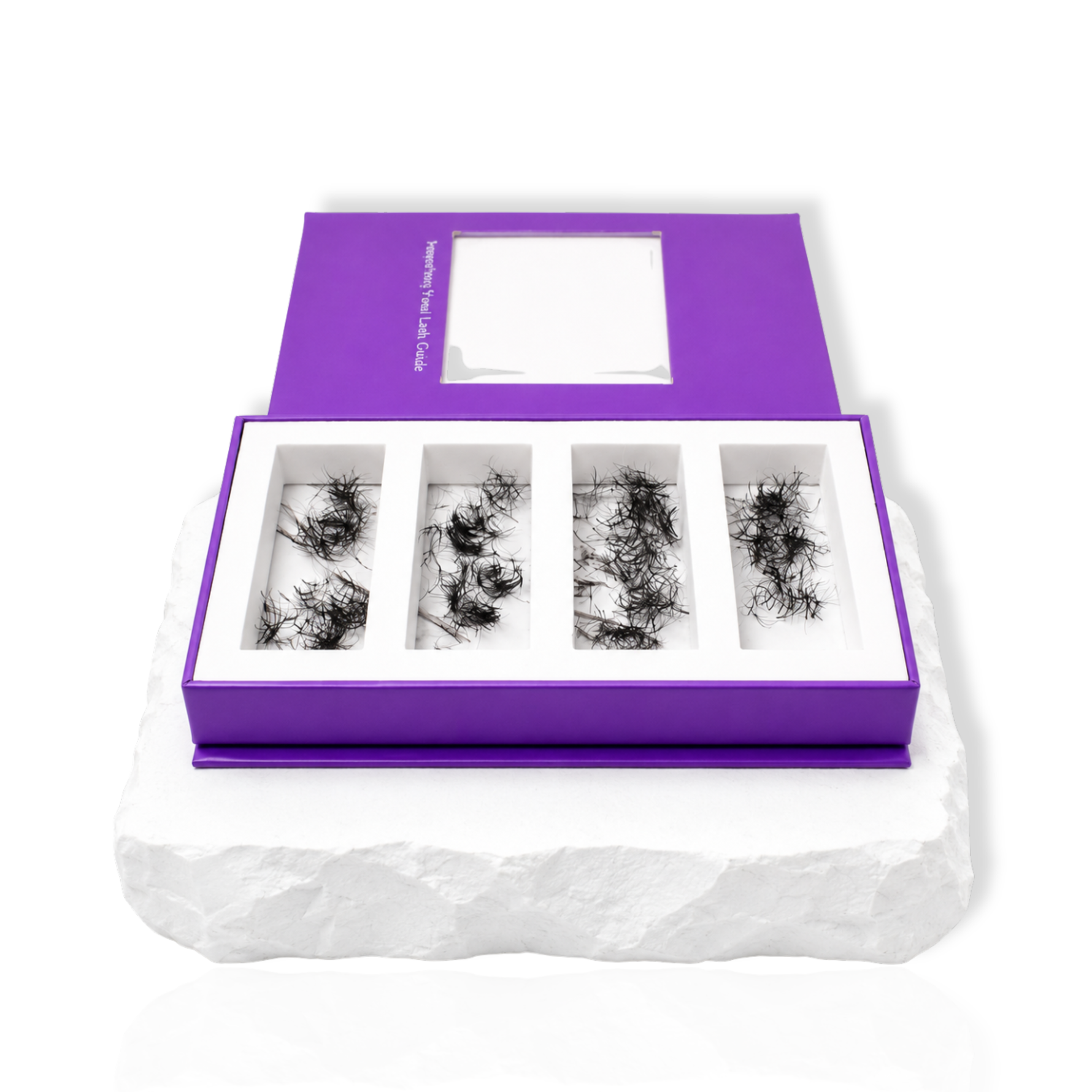 Mixed length volume fans for lash artists