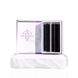 8D ORGANIZED NARROW PRO-MADE FANS 0.05 SAMPLE MIXED LENGTH 9-17MM