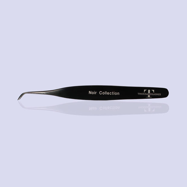 NOIR FIBER TIP COLLECTION 45 DEGREE TWEEZER