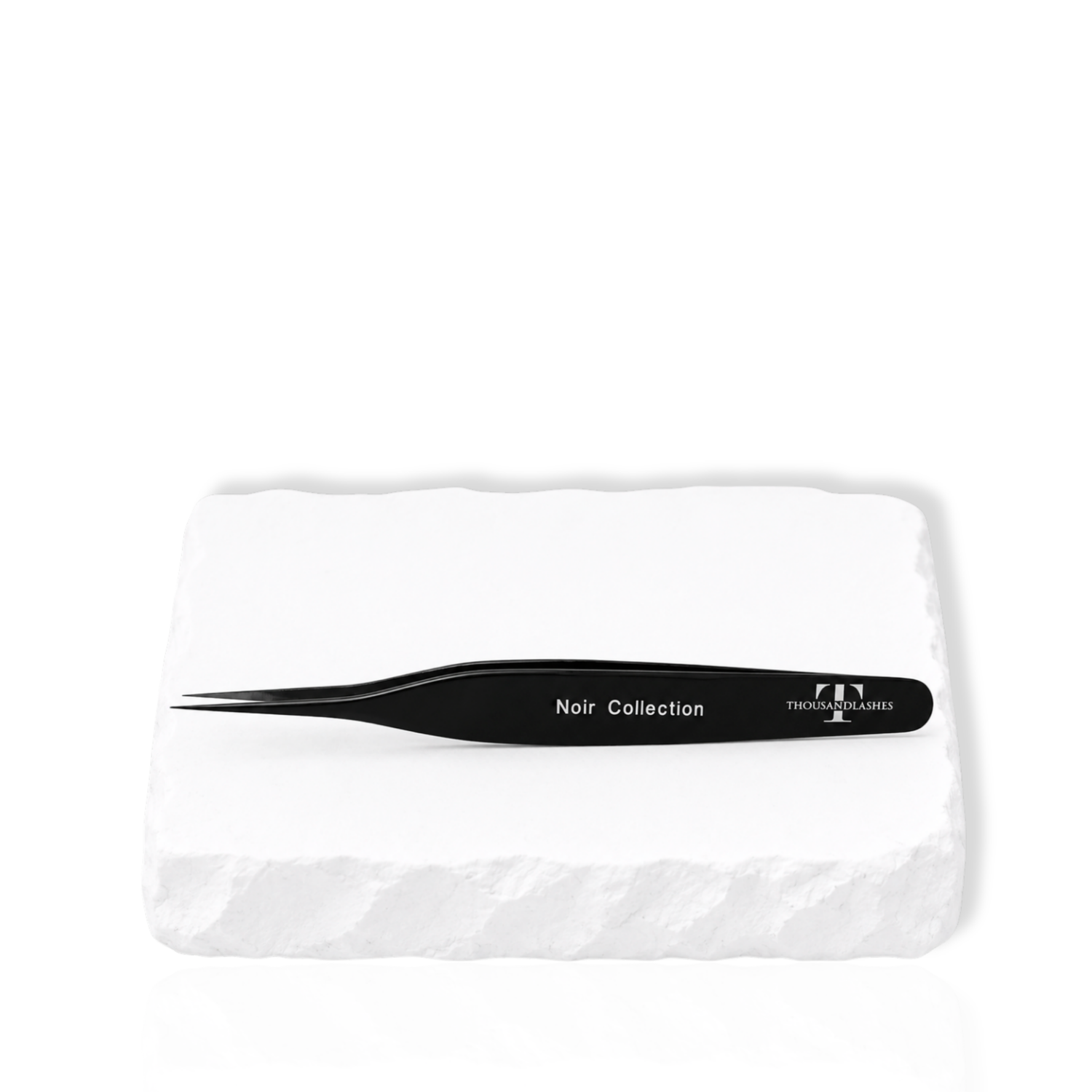 Noir Fiber Tip Straight Isolation Tweezer