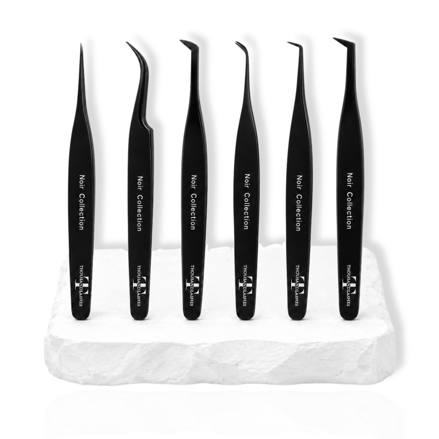 Noir Fiber Tip Tweezer Kit