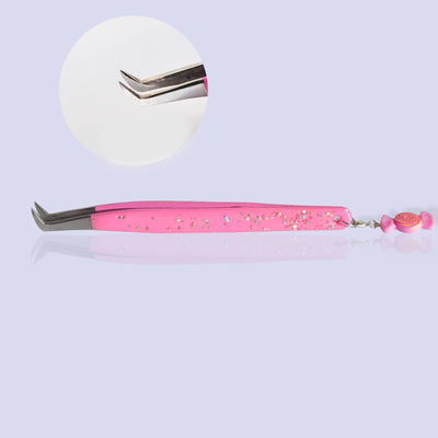 Short Tip Boot Lash Tweezer