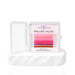 Pink sample lashes