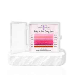 Pink sample lashes