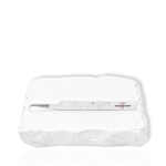 Precision Volume 90 Degree Tweezer showing slim curved tip and stainless steel design