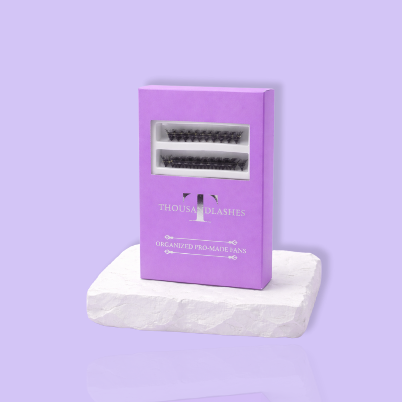 Pro-made lash fans for volume sets